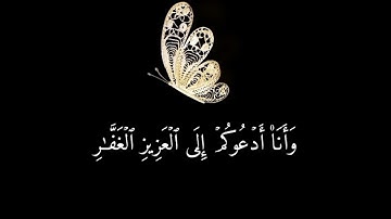 نبض القران 🌱 شاشه سوداء 🌱 ويا قوم مالي ادعوكم الى النجاه وتدعونني الى النار 🎧 القارئ رعد الكردي😌🤍🤍🤍