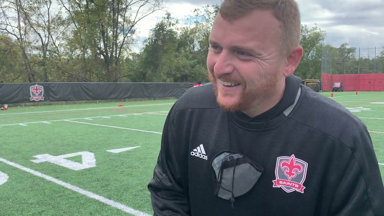 Concordia Prep football coach Joe Battaglia 10/23/21 YouTube