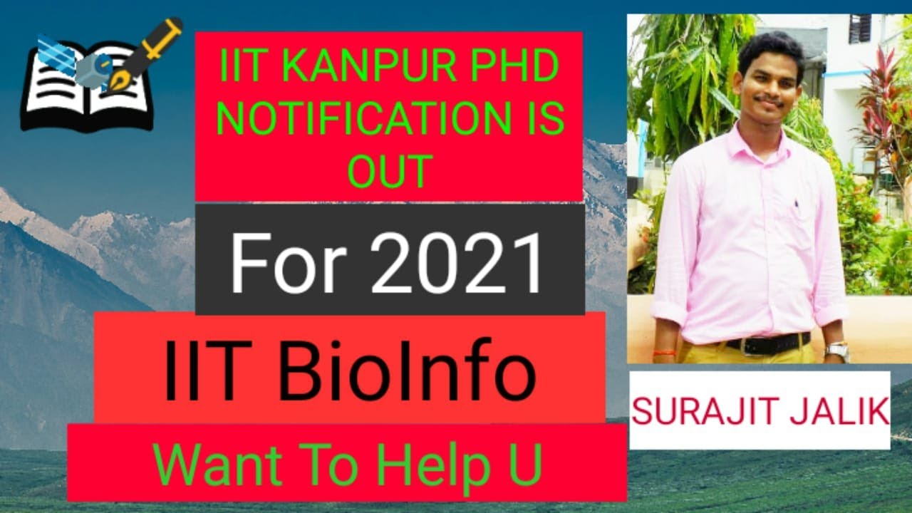 IIT KANPUR PhD NOTIFICATION IS OUT