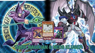 DARK MAGICIAN & NEOS KLUGER DECK! DUEL LINKS RANKED DUEL & DECKLIST [YU-GI-OH! DUEL LINKS]