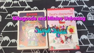 Let's open a Kikagoods and Miniso Blindbox! #kikagoods #blindbox #miniso #unboxing #sanrio #emma