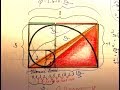 Golden Geometry: How to Draw the Fibonacci Spiral, and Golden Number Phi (Sacred Geometry)