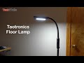 Taotronics led floor lamp unboxing  testing