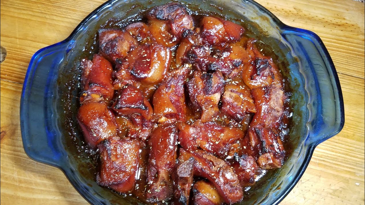 How to Make Barbeque Pigtail Jamaican Style BBQ Pigtail Dinner