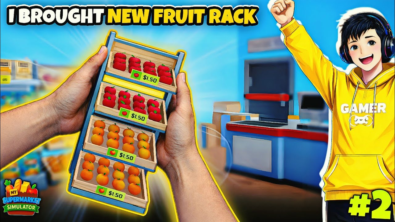  FINALLY I BROUGHT A NEW FRUIT RACK 🤯 | SHOP SIMULATOR | 