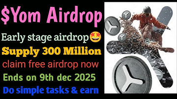 Yom loyalty program airdrop||Explained how to do tasks claritily||#yom #yomairdrop #yomtokens #itlx 
