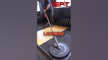 DIY setup for landmine exercises #landmineworkout #gym #gymtips #landmineexercise #barbell #fitness