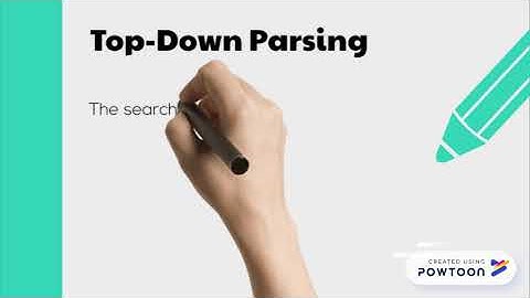 top-down and bottom-up parsing