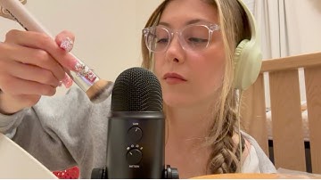 My first ASMR video | trigger assortment + rambling