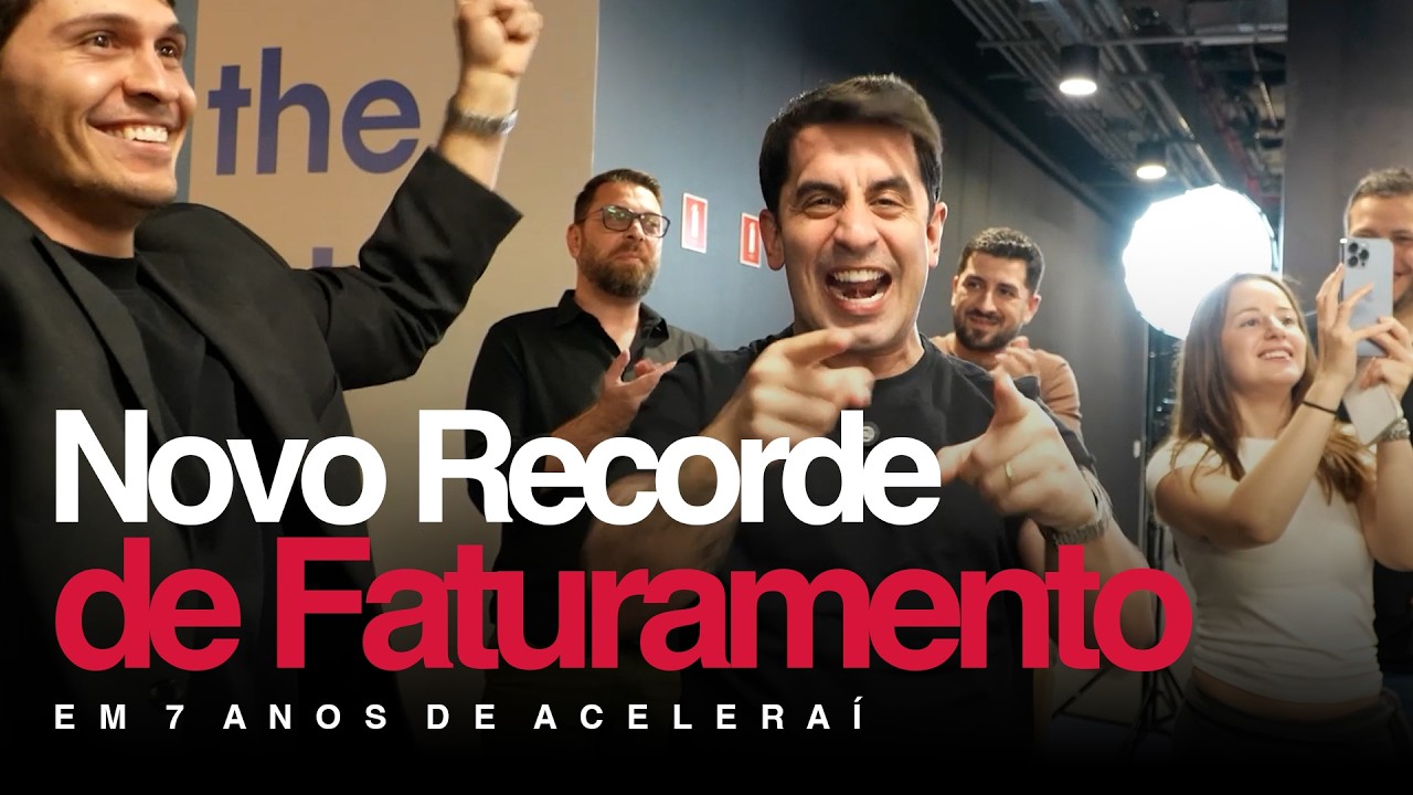 Recorde de faturamento do Aceleraí