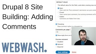 Drupal 8 Site Building: Adding Comments