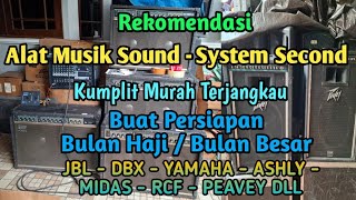 Recommendations for cheap second-hand sound system musical instruments for preparing for the Hajj...