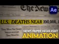 INSANE Paper Highlight Effect Like Dhruv Rathee: After Effects Tutorial |#AfterEffects #VideoEditing