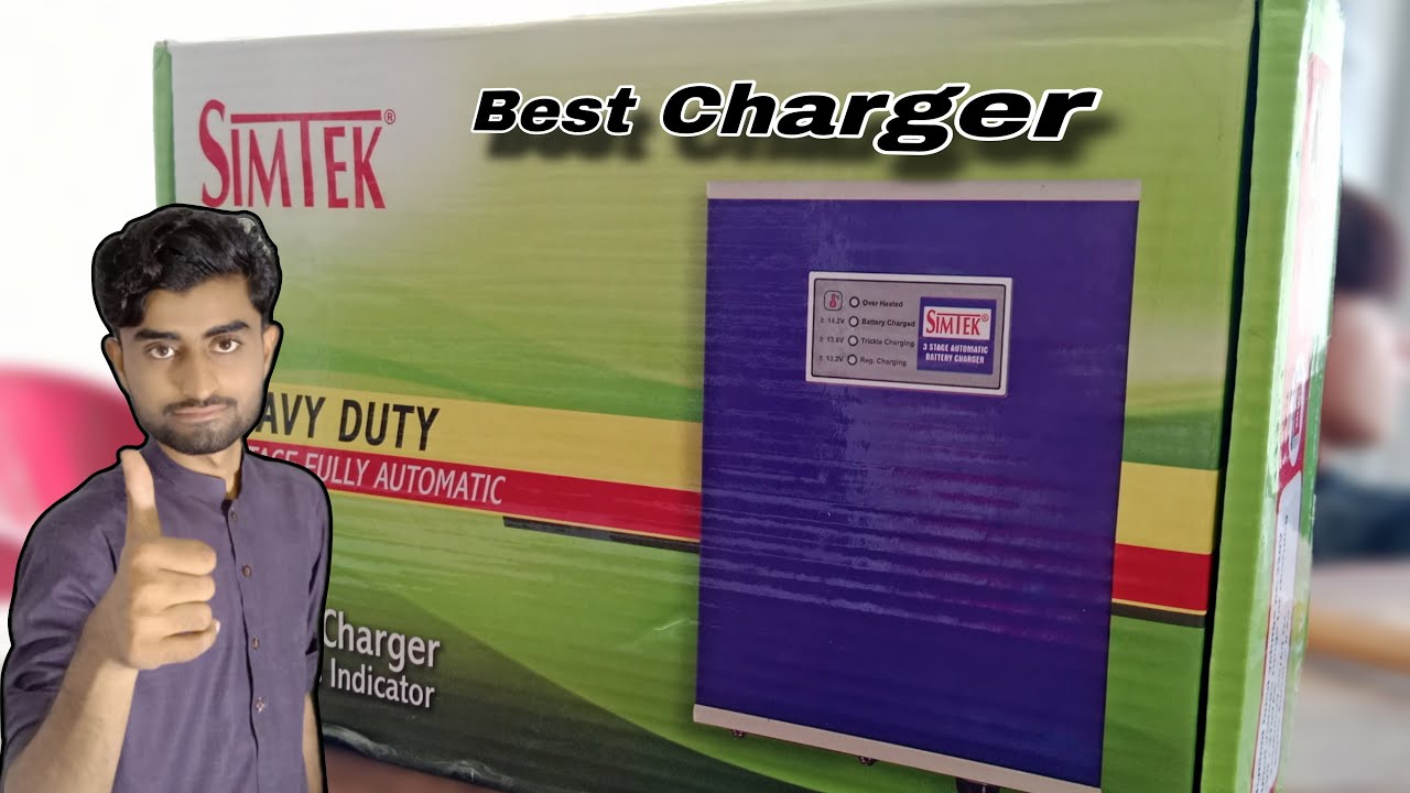 Simtek Battery Charger Review | Simtek Battery Charger Fan Not Working | Rana Hussain