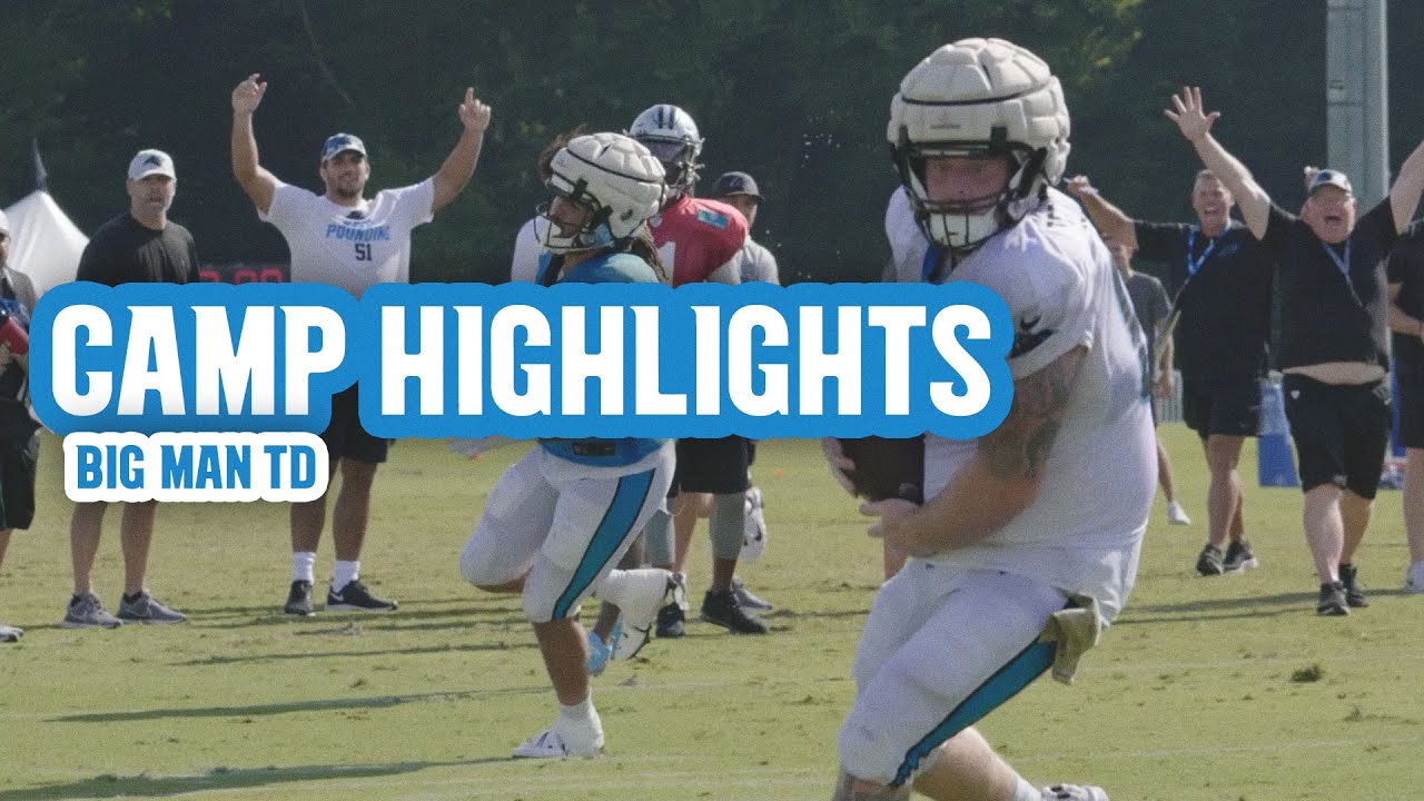 Panthers Camp Highlight: Big man touchdown