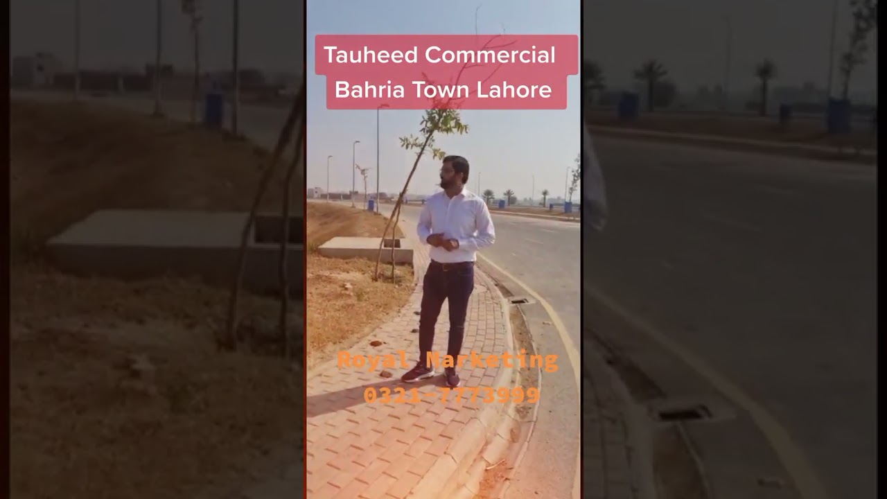 Commercial Plots Available in Tauheed Block Bahria Town Lahore.For details please Call 0321-7773999