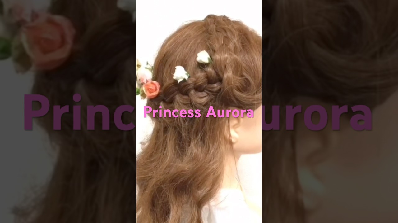 Princess Aurora Hairstyles Round Twistback Braid ELLE FANNING【Updo Lover】