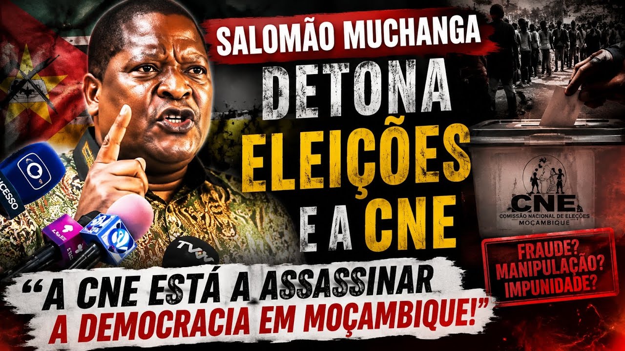 "A CNE ESTÁ A M4T4R A DEMOCRACIA EM MOÇAMBIQUE" DIZ SALOMÃO MUCHANGA 