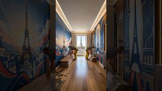 “Insane Paris Apartment Overlooking Eiffel Tower 😳⚡ Full Luxury Transformation!”🔥 #Viral #Indonesia