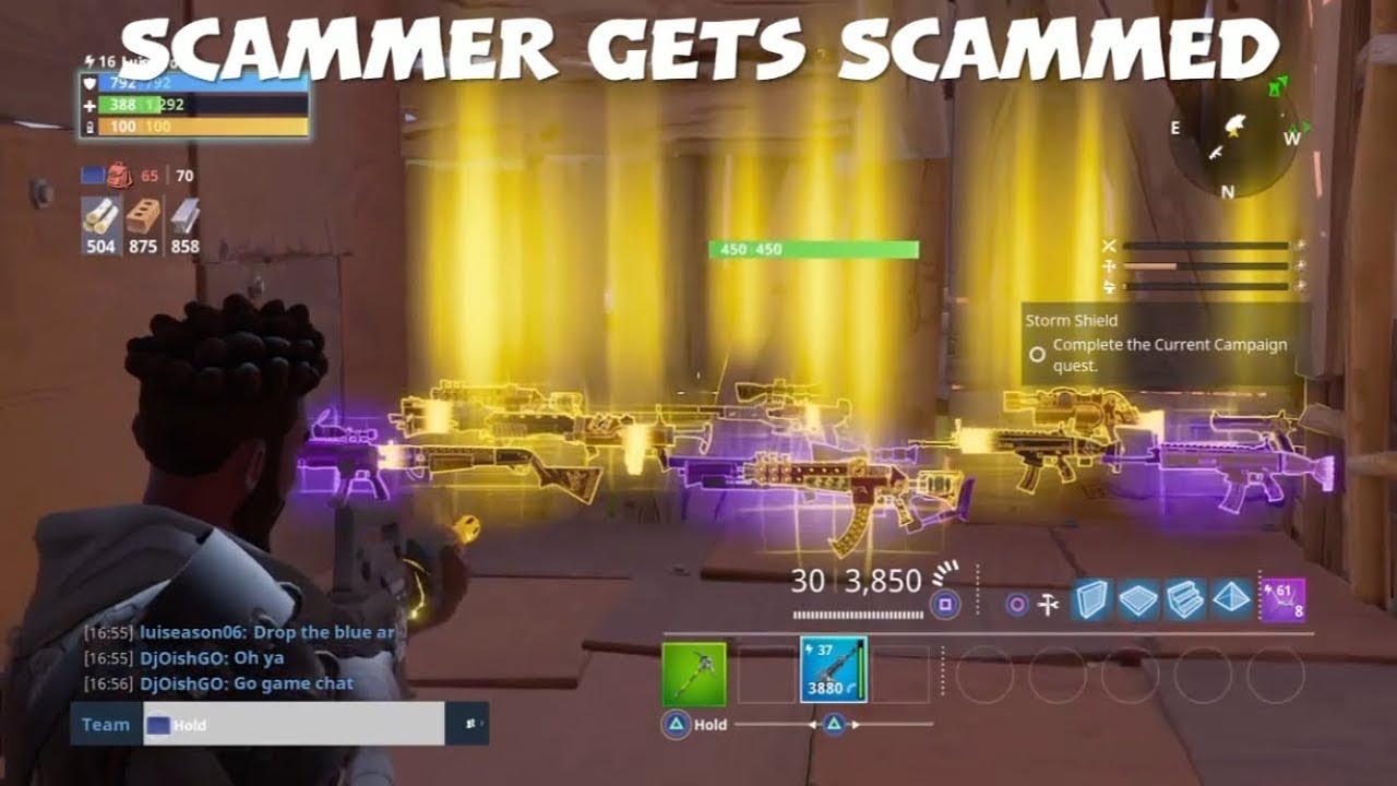 Fortnite | Scammer Get Scammed! - YouTube