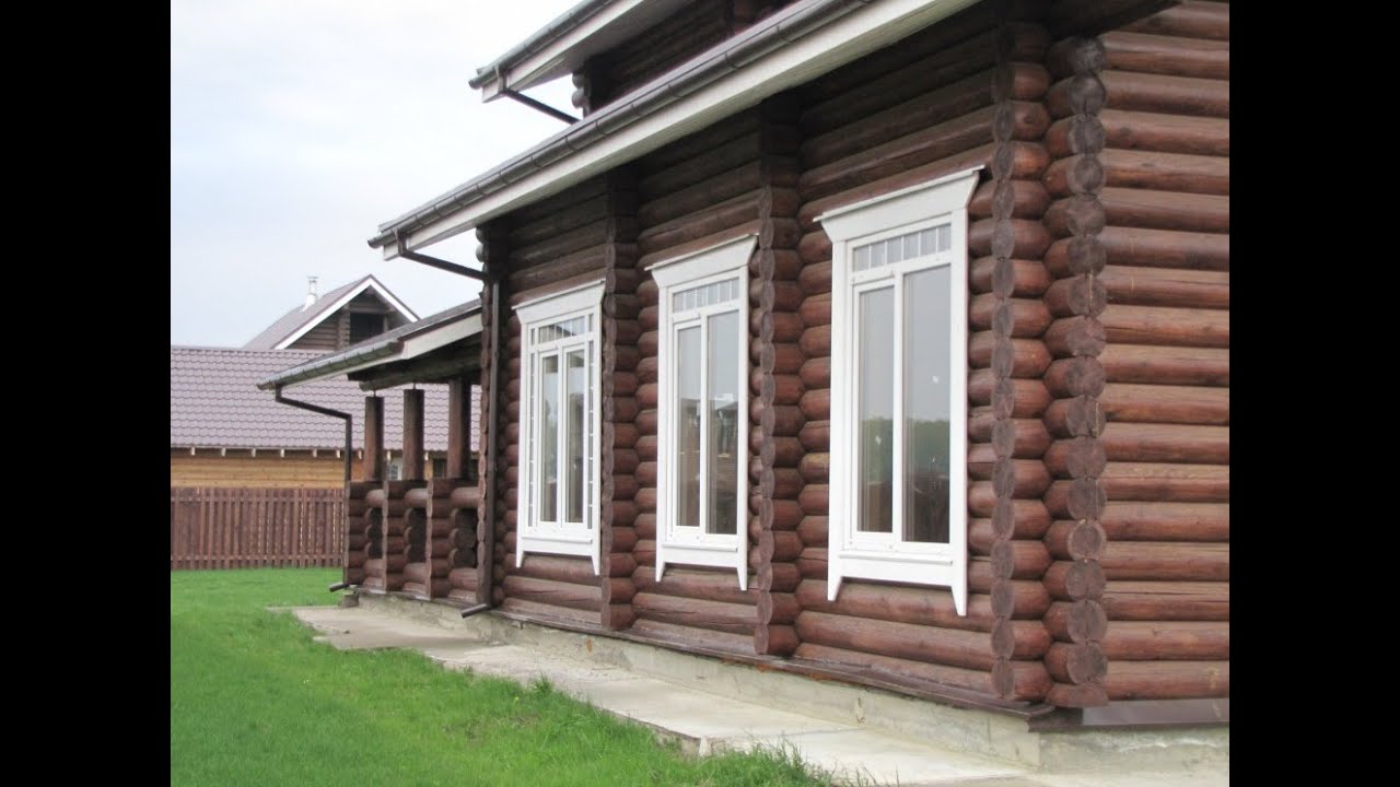 Установка окон и дверей в деревянный дом - YouTube