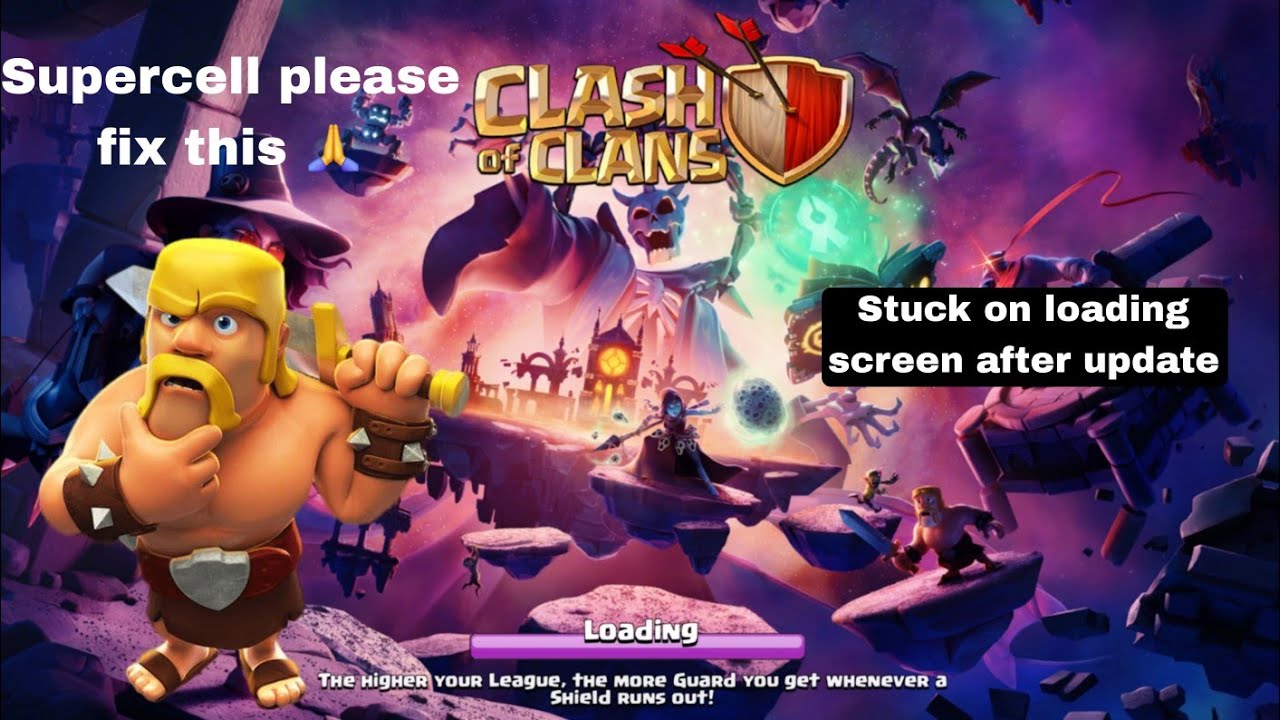 Supercell please help me 🙏 | stuck on loading screen and freeze after ...
