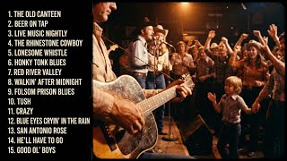 Real 1970s Country Bar 🎸 Honky Tonk Nights (No Modern Sound) #762