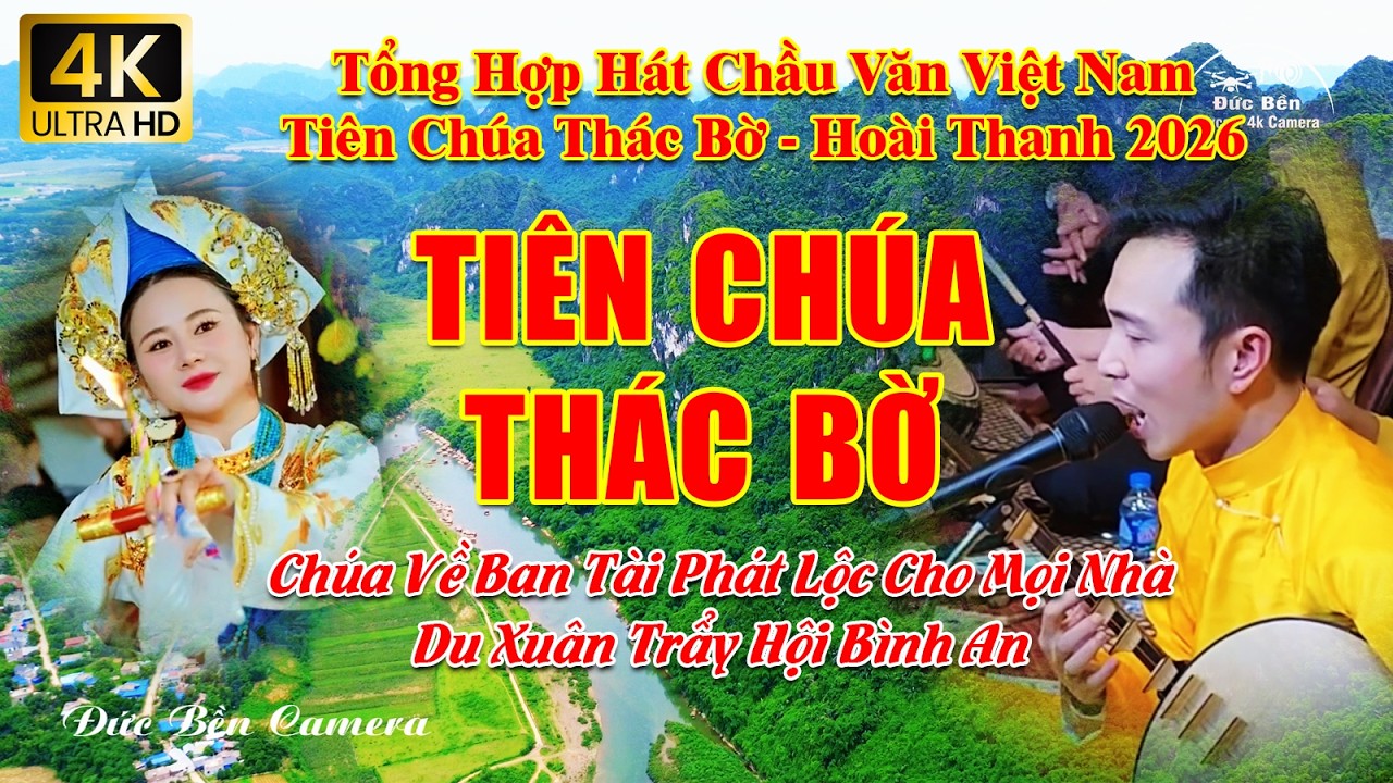 Chúa thác bờ hoài thanh hát văn vui xuân trẩy hội 2026