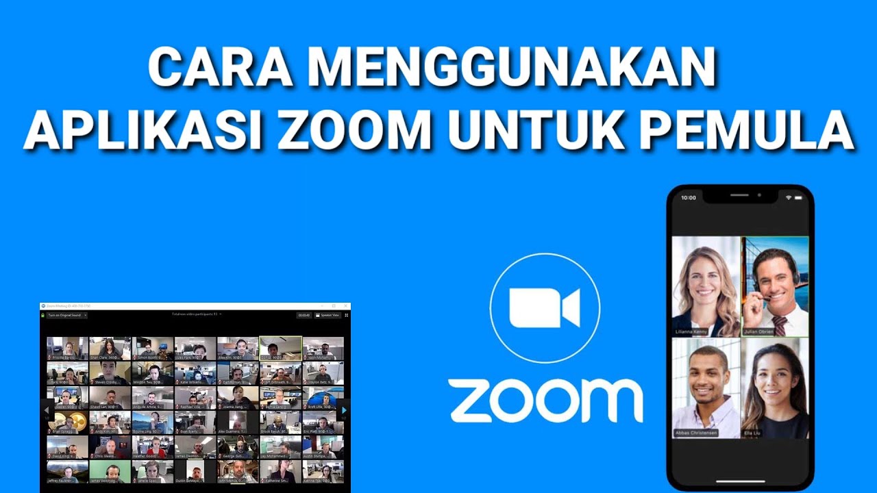 CARA MENGGUNAKAN APLIKASI ZOOM UNTUK PEMULA
