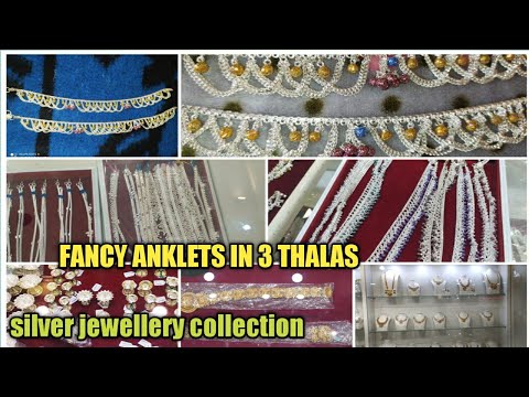 #lalithaJewellers silver anklets.silver ornaments& gift articles.Best silver gifts for all