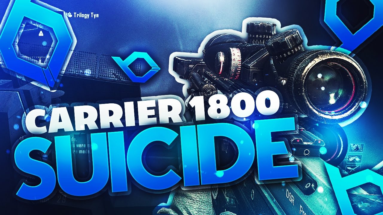 I HIT THE CARRIER 1800 SUICIDE TRICKSHOT?! - BO2 Trickshotting