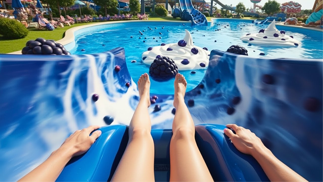 Which Dream Slide Would You Go Down? Satisfying AI ASMR Magical Waterslide🛝