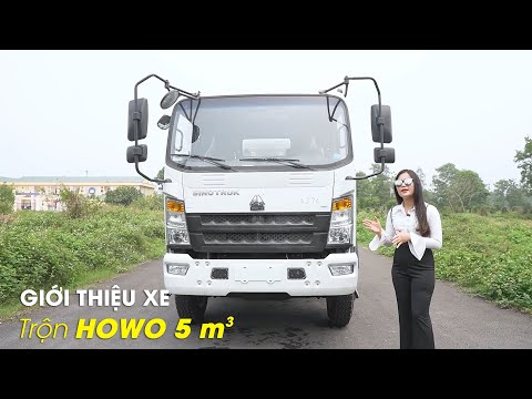 xe trộn bê tông howo