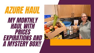 AZURE HAUL for two // Produce Box // Prices and expiration dates included