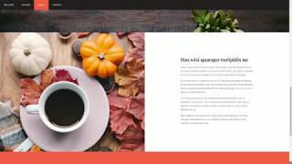 Autumn Leaves - Elementor template
