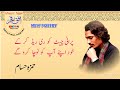 Hamza hassam new poetry in alipur adbi nisjast  ufaqefajr