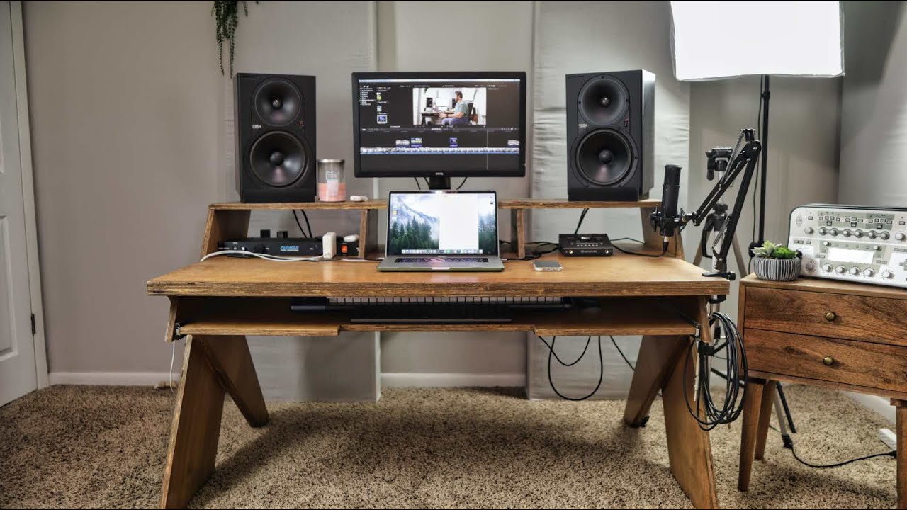 MINIMALIST  and Music HOME STUDIO Setup (studio tour) 