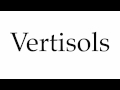 How to pronounce vertisols