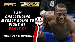 EFC Champion Nicholas Hwende Takes His Belt To Brave CF and Face Velimurad Alkhazov | Full Interview