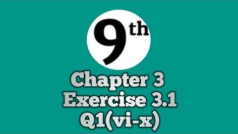 Class 9th Math Unit-3 Exercise 3.1 Q1(vi-x). How to convert the numbers in scientific notation.