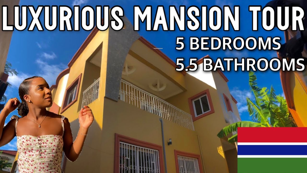 INSIDE A 5BEDROOM MANSION IN GAMBIA HOUSE TOURS IN AFRICA YouTube