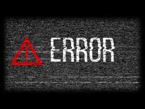 Error system - No Copyright, Copyright Free Videos, 4k, 5-seconds loop, background