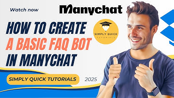 How to Create a Basic FAQ Bot in ManyChat for Customer Support (Free Version) 2025