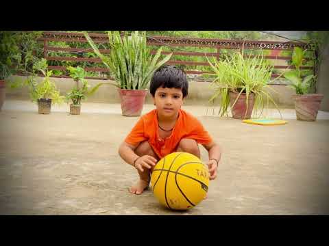 Tanvi Playing Football