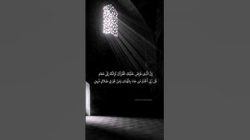 إِنَّ الَّذِي فَرَضَ عَلَيْكَ الْقُرْآنَ لَرَادُّكَ إِلَى مَعَادٍ | سورة القصص بندر بليلة