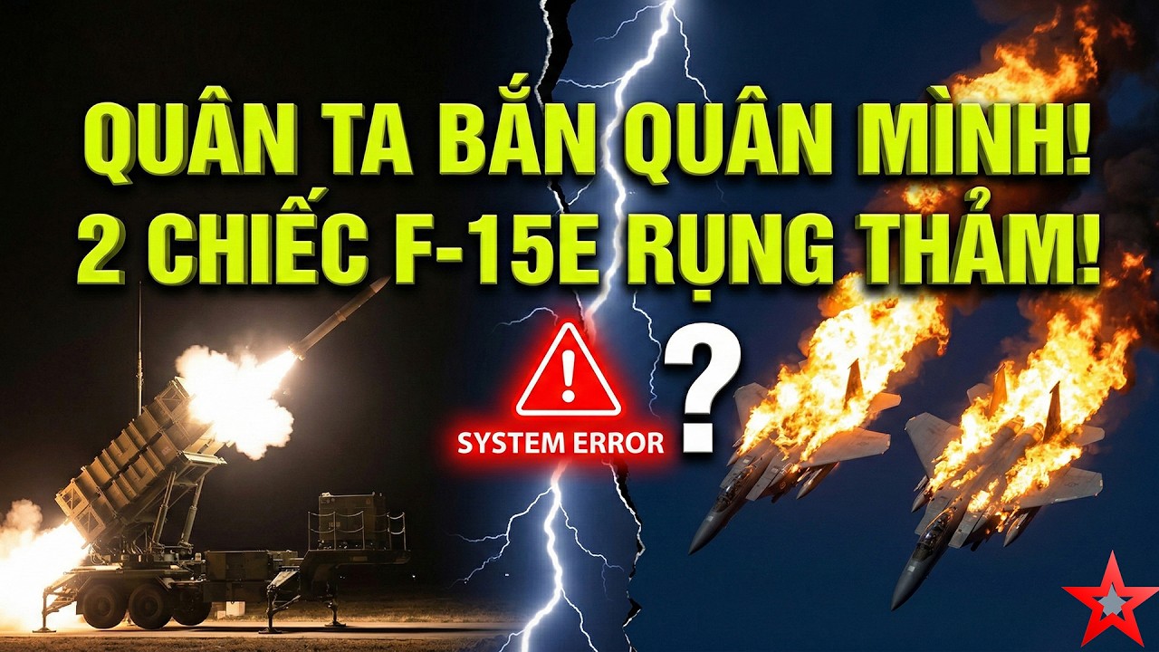 Thê thảm, 2 tiêm kích F-15E Mỹ rơi cùng lúc, quân ta thịt nhầm quân mình