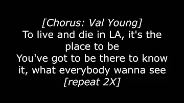 Tupac - To live and die in L.A. Lyrics