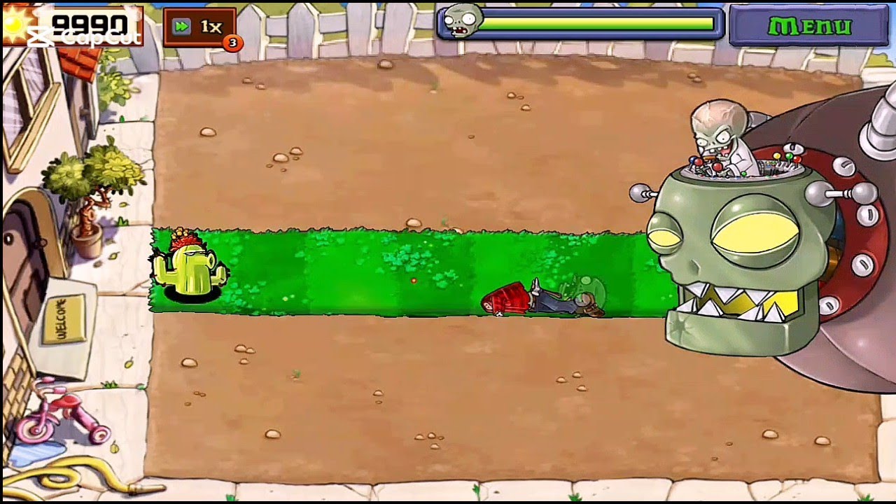 Cactus 🌵 + Peashooter vs Dr. Zomboss | Plants vs Zombies Boss Battle
