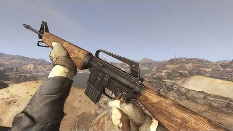 New Vegas Dri Service Rifle set Animation Showcase