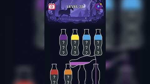 Water Sort Puzzle Level 32 Walkthrough Solution 